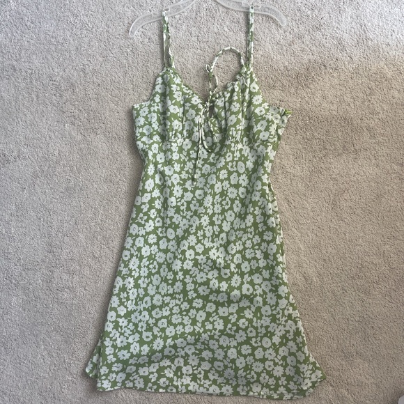 sequin strapless mini dress Le Lis Women's Staying Awake Sequin Strapless Draped Mini Dress in Green
